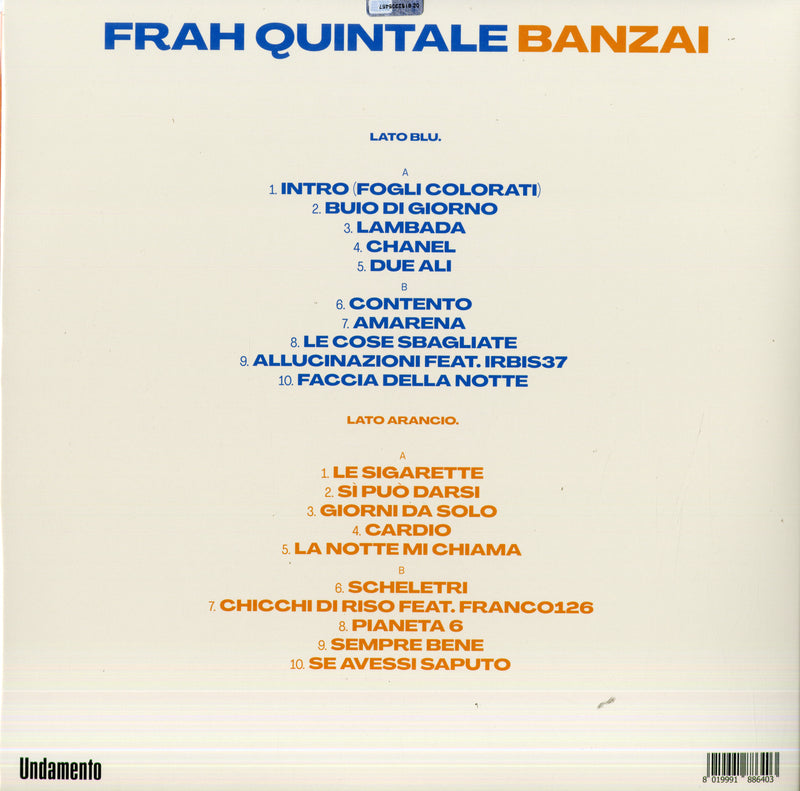 Quintale Frah - Banzai Cd 8019991886380