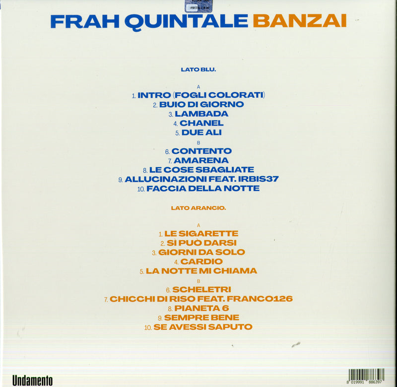 Quintale Frah - Banzai Lp 8019991886397