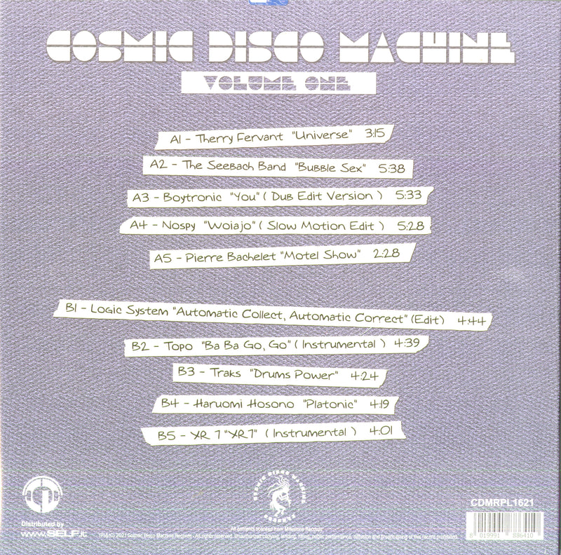 Compilation - Cosmic Disco Machine Vol.1 (Vinyl Purple) Lp 8019991886410