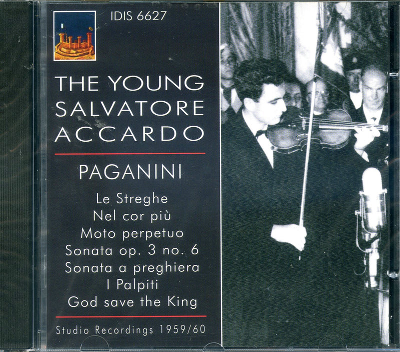 Salvatore Accardo( Violino), Beltrami Antonio( Piano) - The Young Salvatore Accardo Cd 8021945002517