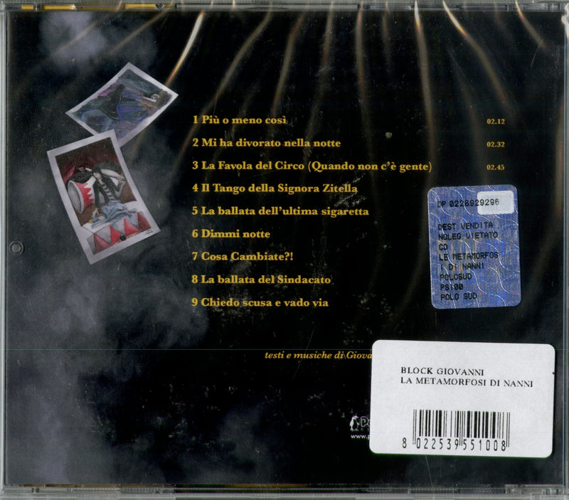 Block Giovanni - La Metamorfosi Di Nanni Cd 8022539551008