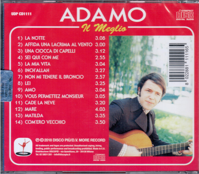 Adamo - Il Meglio Cd 8022881111165