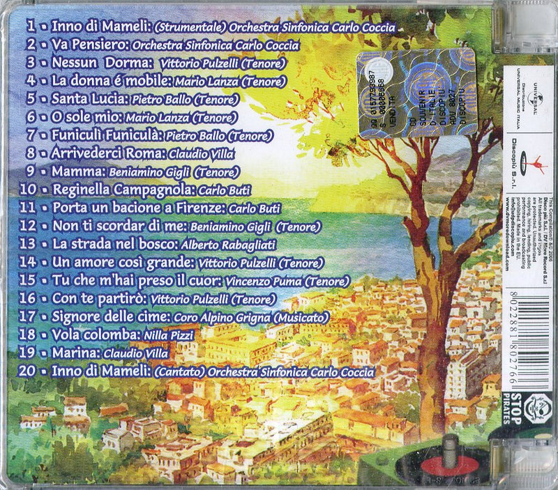 Compilation - Souvenir D'Italie Cd 8022881802766