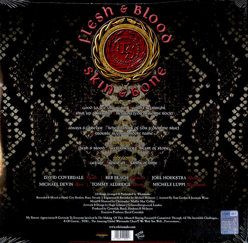 Whitesnake - Flesh & Blood Lp 8024391095058