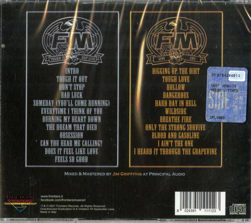 Fm - Tough It Out Live Cd 8024391111123