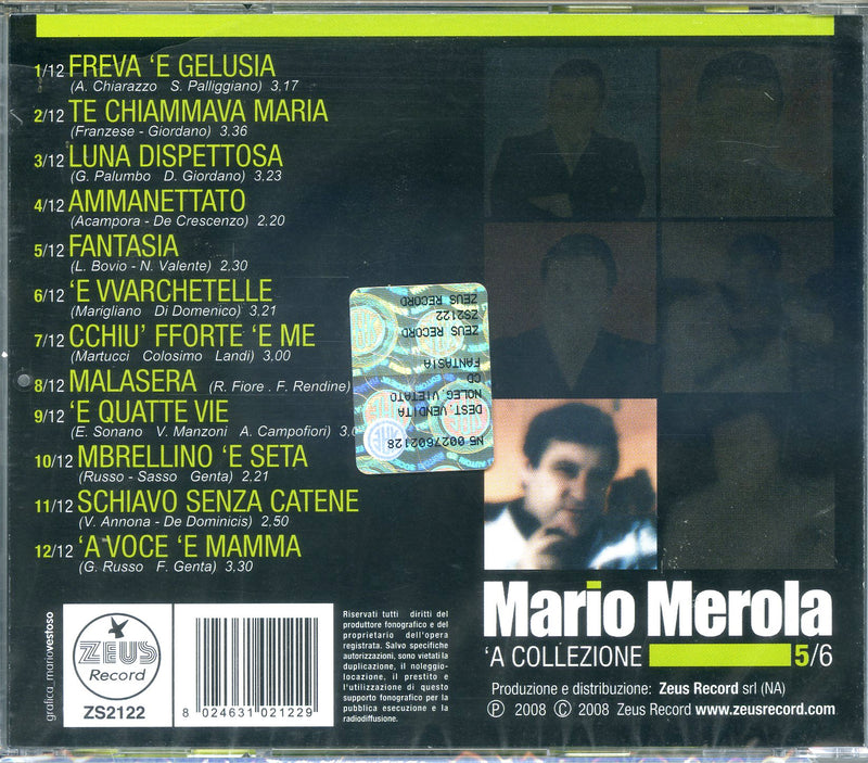 Merola Mario - 'A Collezione 5 Fantasia Cd 8024631021229