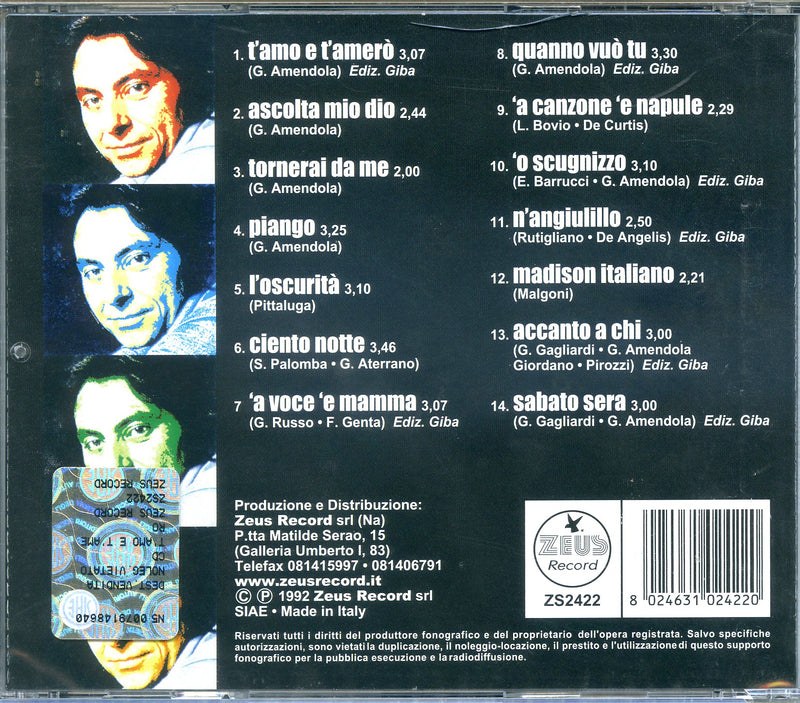 Gagliardi Peppino - T'Amo E T'Amero Cd 8024631024220