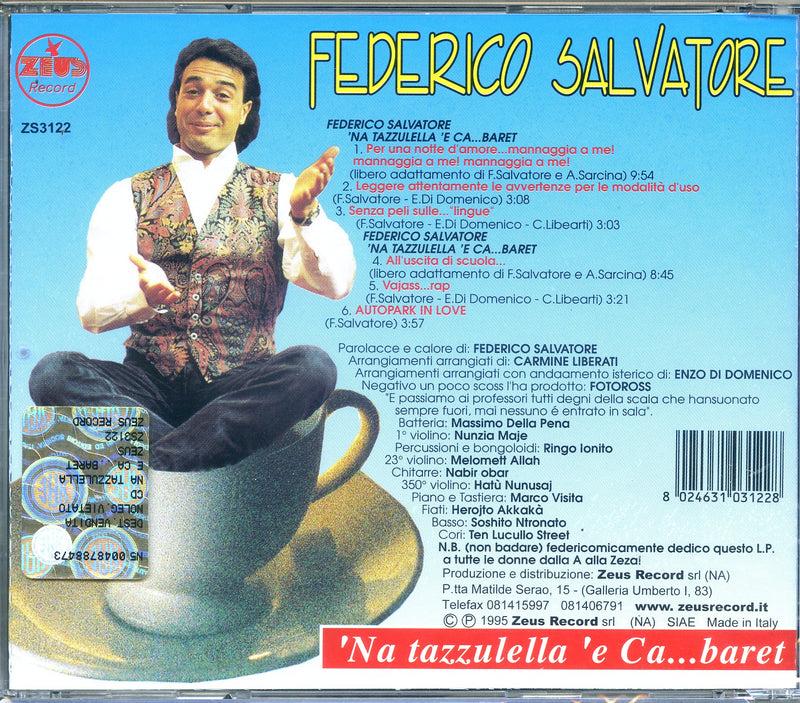 Salvatore Federico - Na Tazzulella'E Ca..Baret Cd 8024631031228