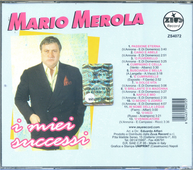 Merola Mario - I Miei Successi Cd 8024631040725