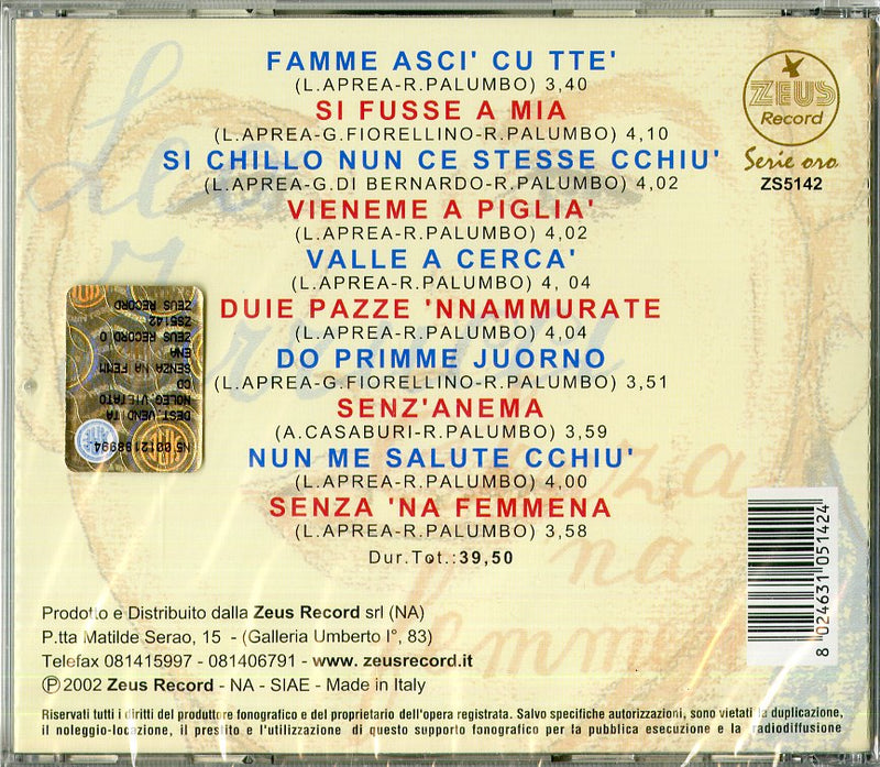 Ferrucci Leo - Senza Na Femmena Cd 8024631051424