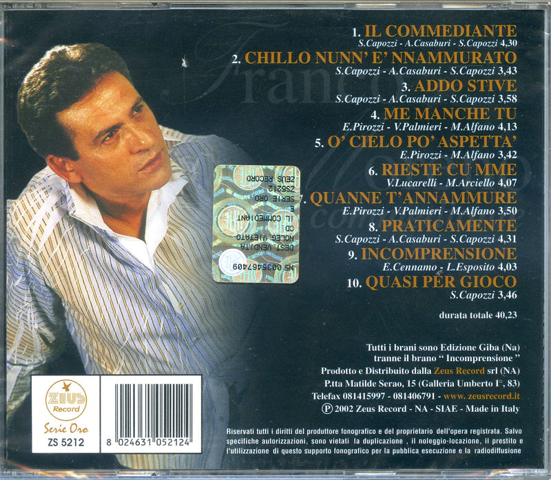 Moreno Franco - Il Commediante Cd 8024631052124