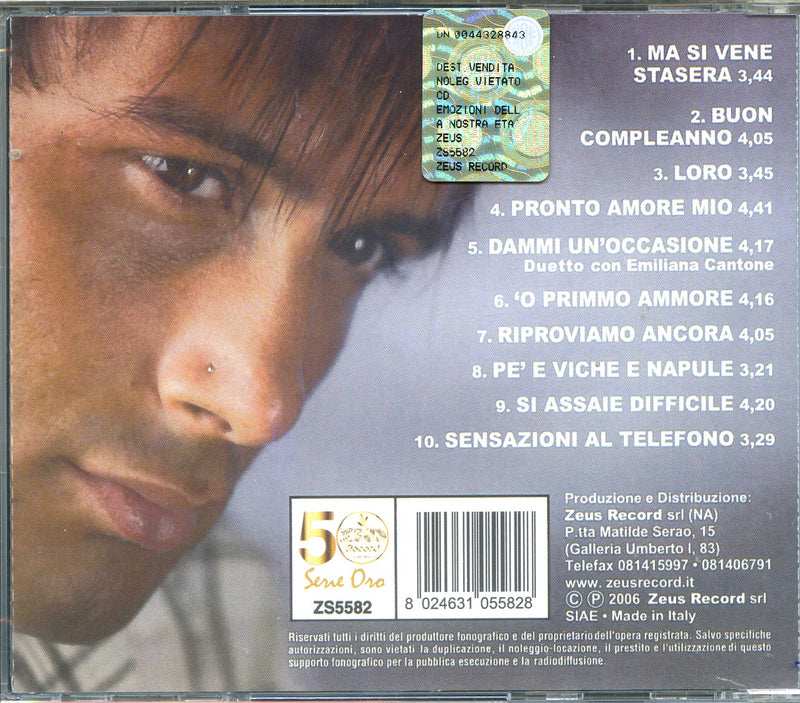 Alessio - Emozioni Della Nostra Eta' Cd 8024631055828