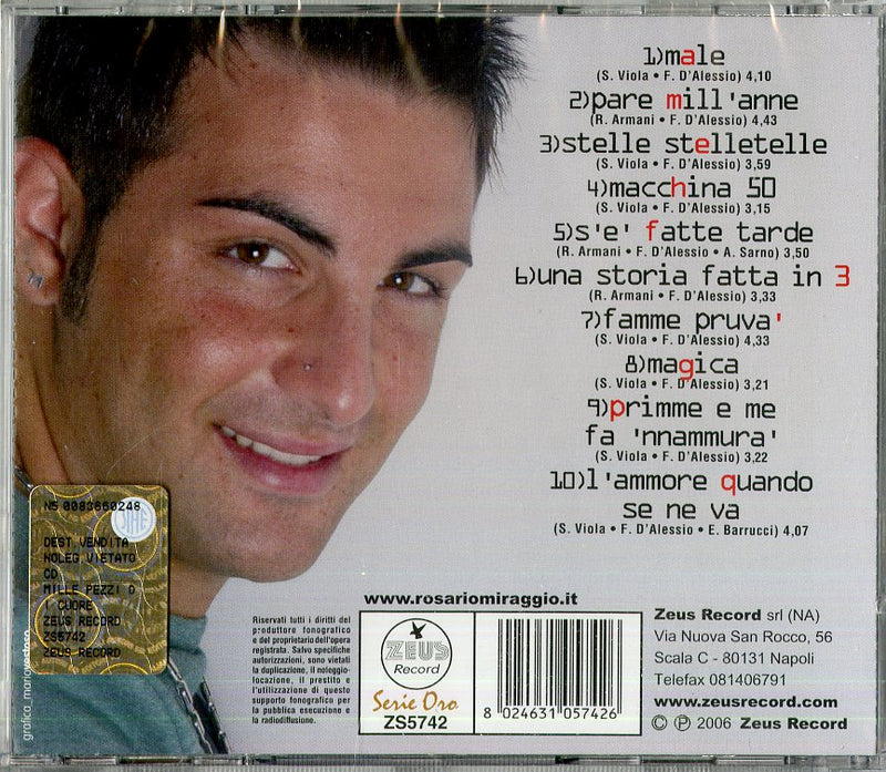 Miraggio Rosario - Mille Pezzi Di Cuore Cd 8024631057426