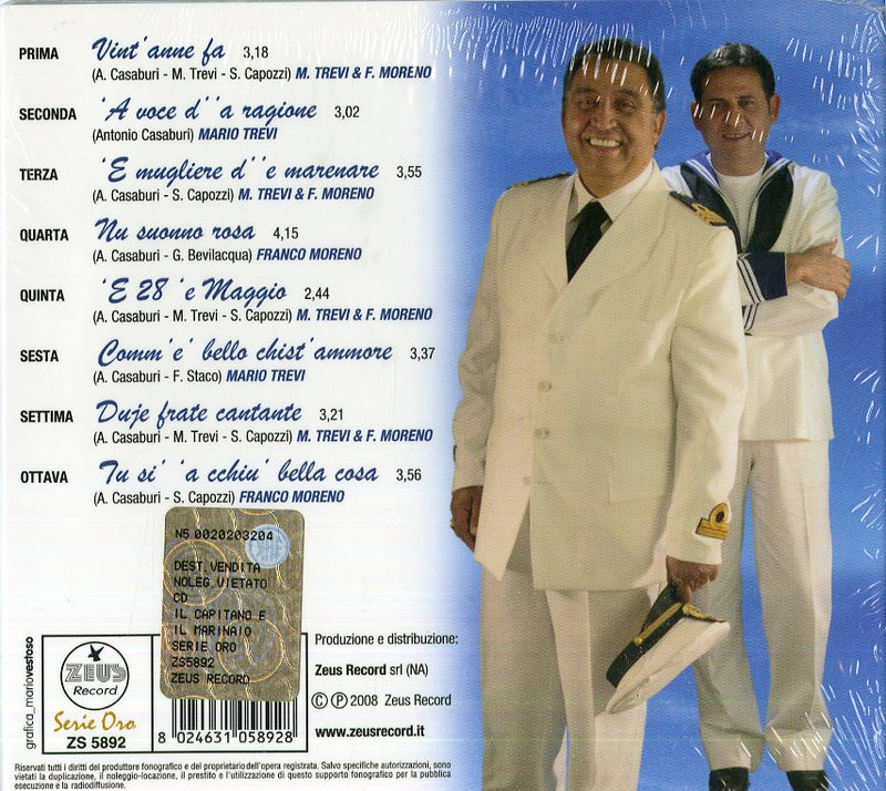 Trevi/Moreno - Il Capitano E Il Marinaio CD 8024631058928