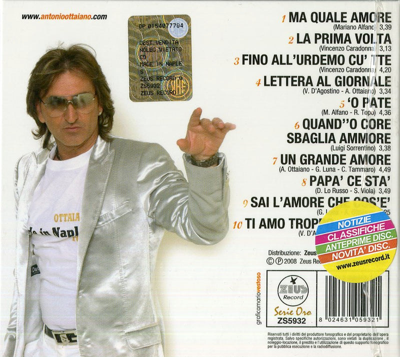 Ottaiano Antonio - Made In Naples Cd 8024631059321