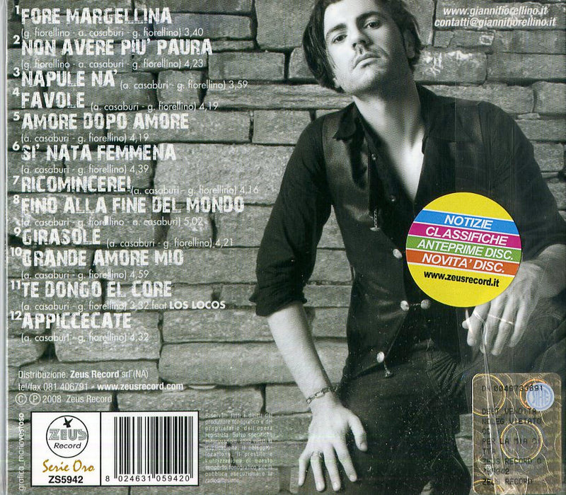 Fiorellino Gianni - Per La Mia Citta' Cd 8024631059420