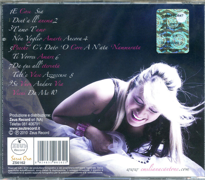 Cantone Emiliana - ...E Cosi' Sia! Cd 8024631061621