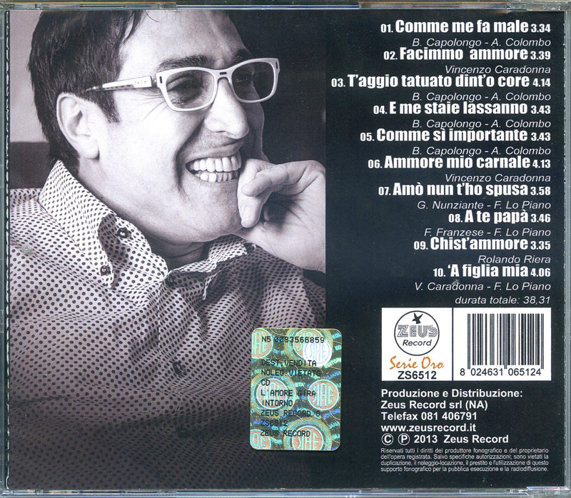 Calone Franco - L'Amore Gira Intorno Cd 8024631065124