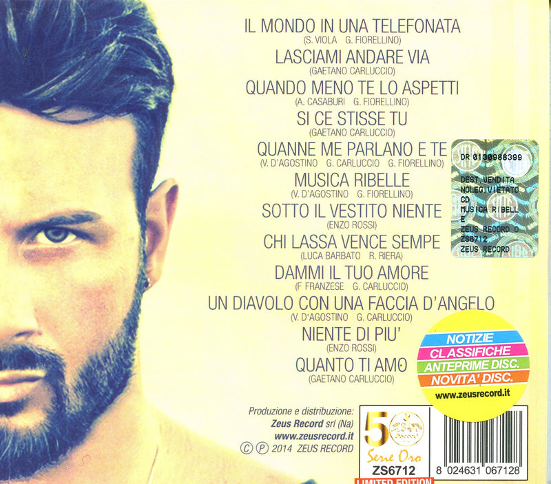 Alessio - Musica Ribelle Cd 8024631067128