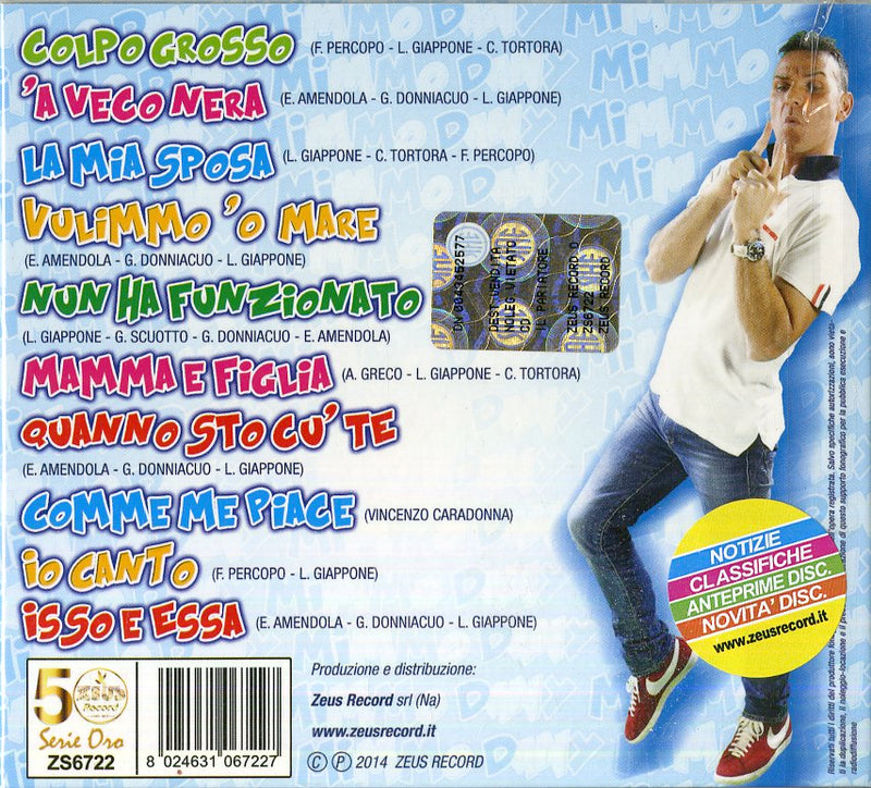 Dany Mimmo - Il Pariatore Cd 8024631067227