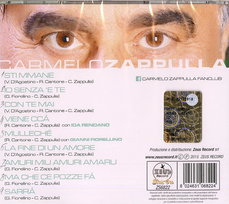 Zappulla Carmelo - Mia... Cd 8024631068224