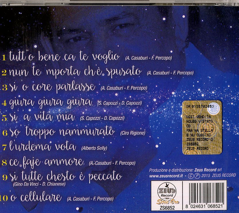 Moreno Franco - Fra Na Stella E Nu Cuscino Cd 8024631068521