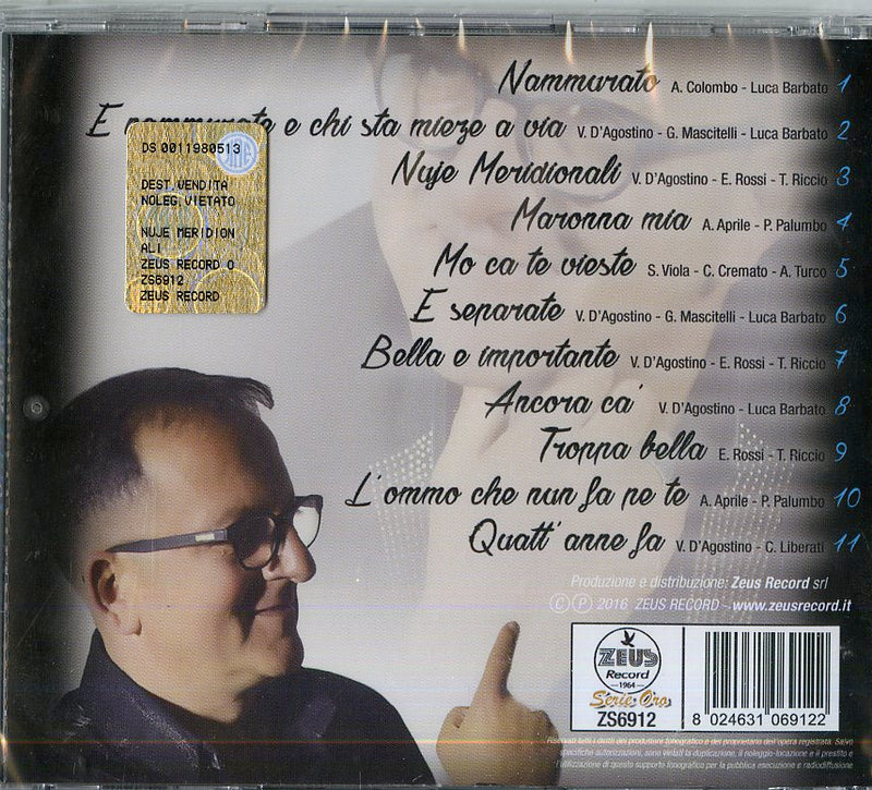 Riccio Tommy - Nuje Meridionali Cd 8024631069122