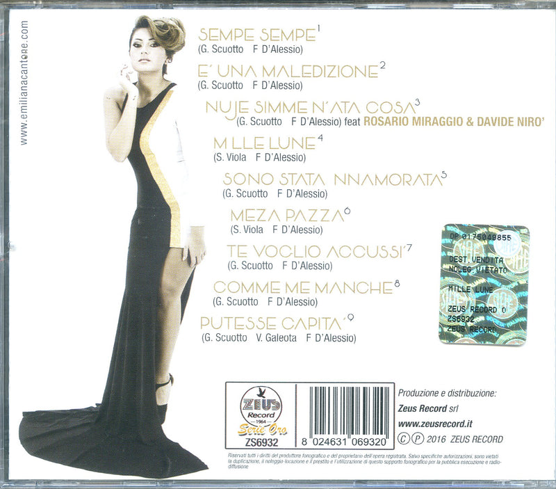 Cantone Emiliana - Mille Lune Cd 8024631069320