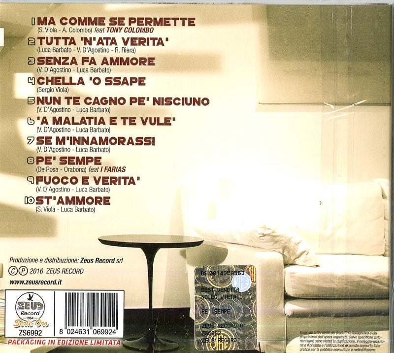 Rendano Ida - Pe' Sempe Cd 8024631069924