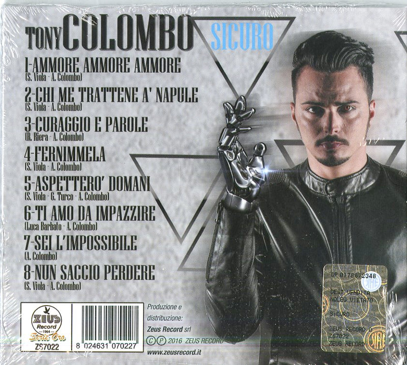 Colombo Tony - Sicuro Cd 8024631070227