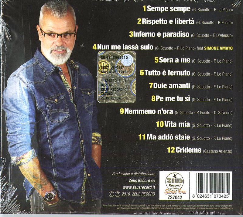 Amato Nello - Rispetto E Liberta' Cd 8024631070425