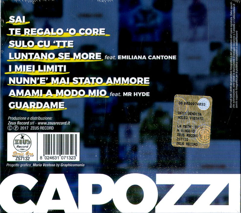 Capozzi Gianluca - La Meta' Di Un Viaggio Cd 8024631071323