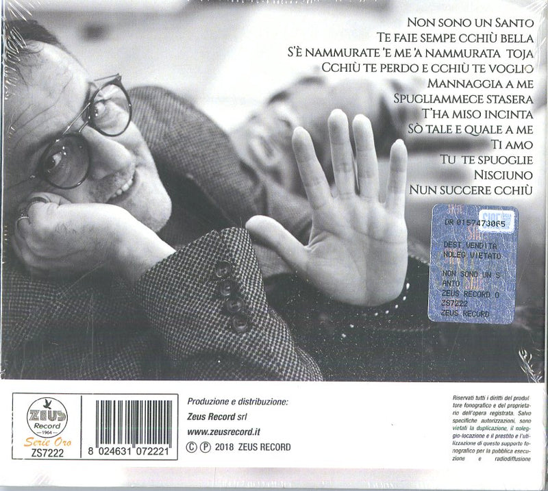 Riccio Tommy - Non Sono Un Santo Cd 8024631072221