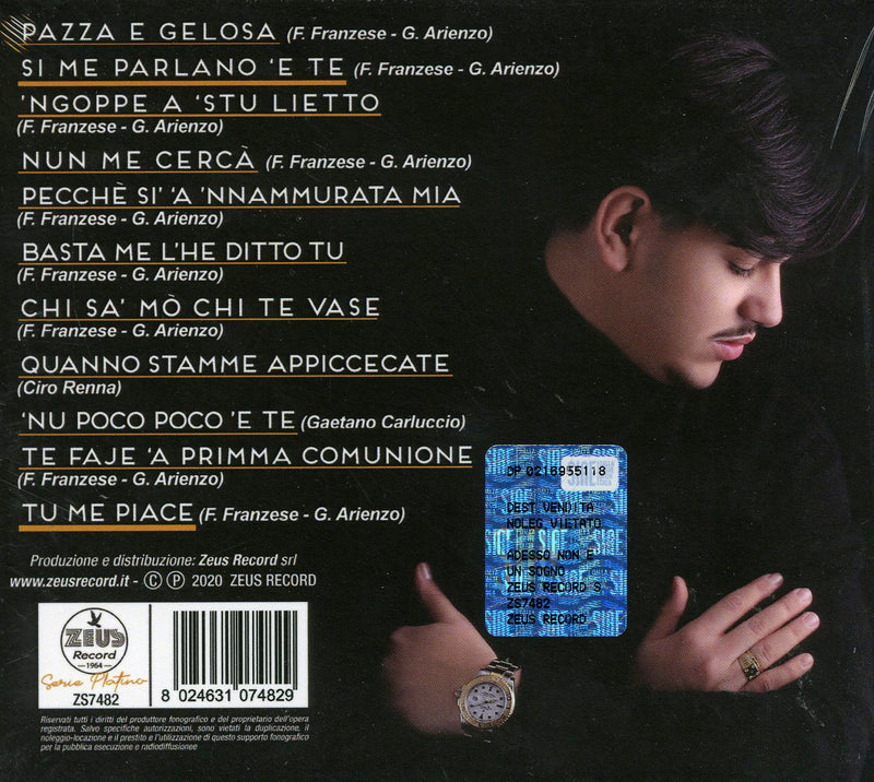 Franzese Pino - Adesso Non E' Un Sogno (Digipack 3 Ante Con Scritta In Rilevo Colore Oro) Cd 8024631074829