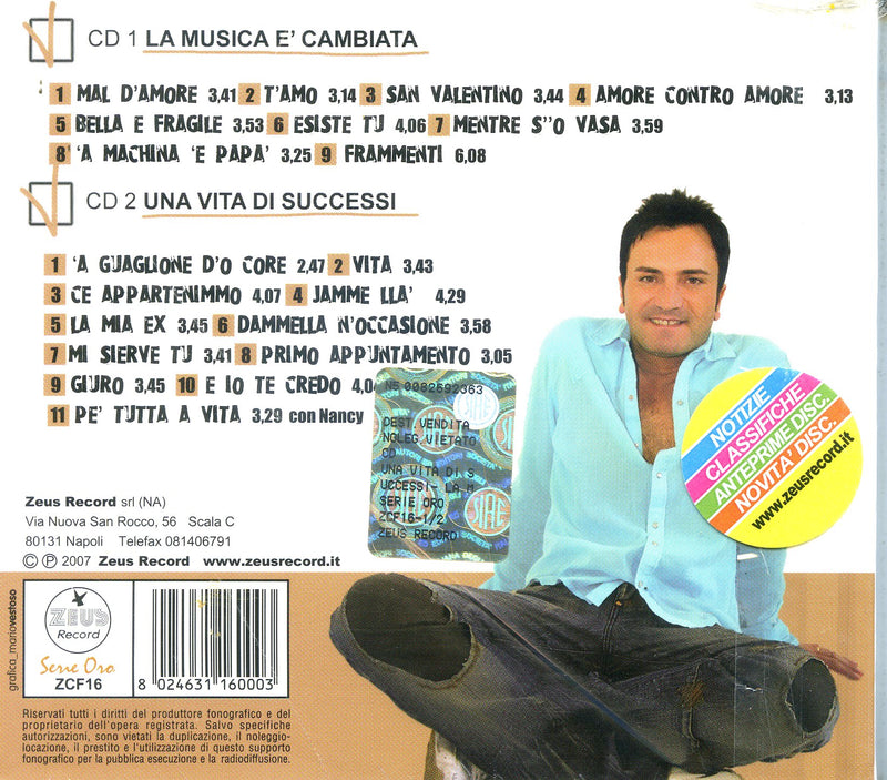 Mariano Nando - La Musica E' Cambiata Cd 8024631160003