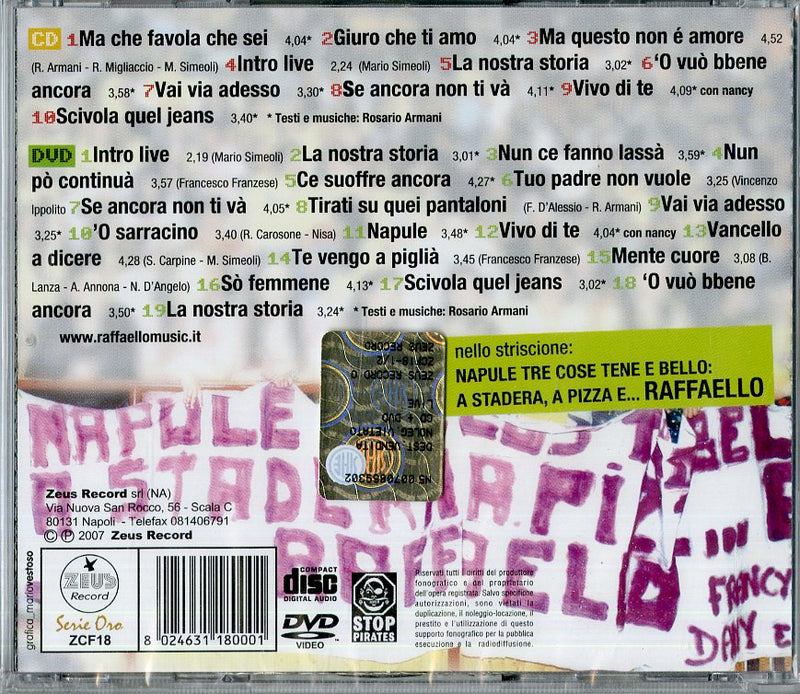 Raffaello - Raffaello Live(Cd+Dvd) Cd 8024631180001