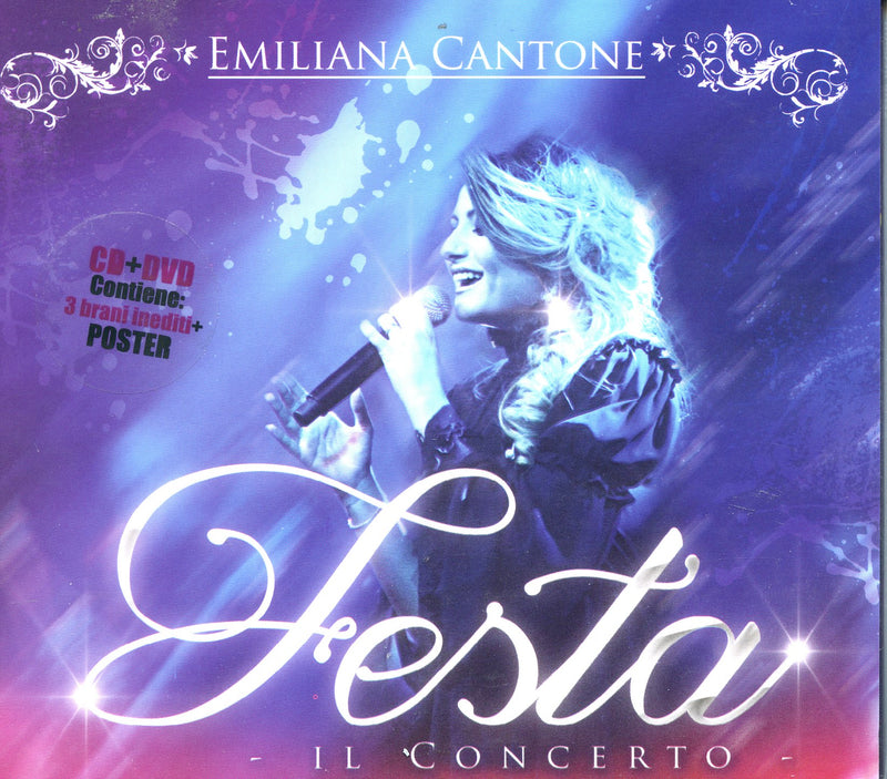 Cantone Emiliana - Festa Il Concerto (Cd+Dvd+Poster) Cd 8024631320001