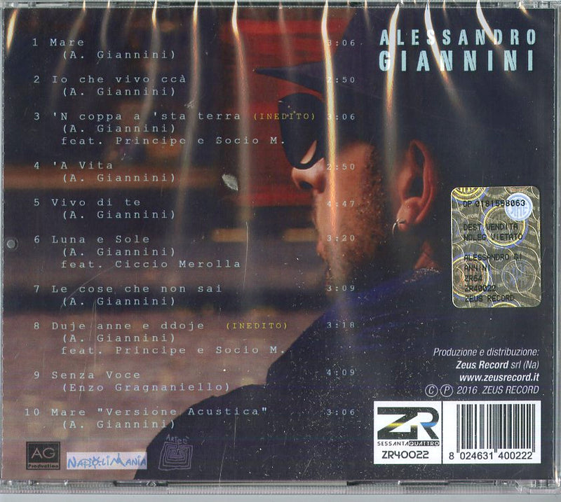 Giannini Alessandro - Alessandro Giannini Cd 8024631400222