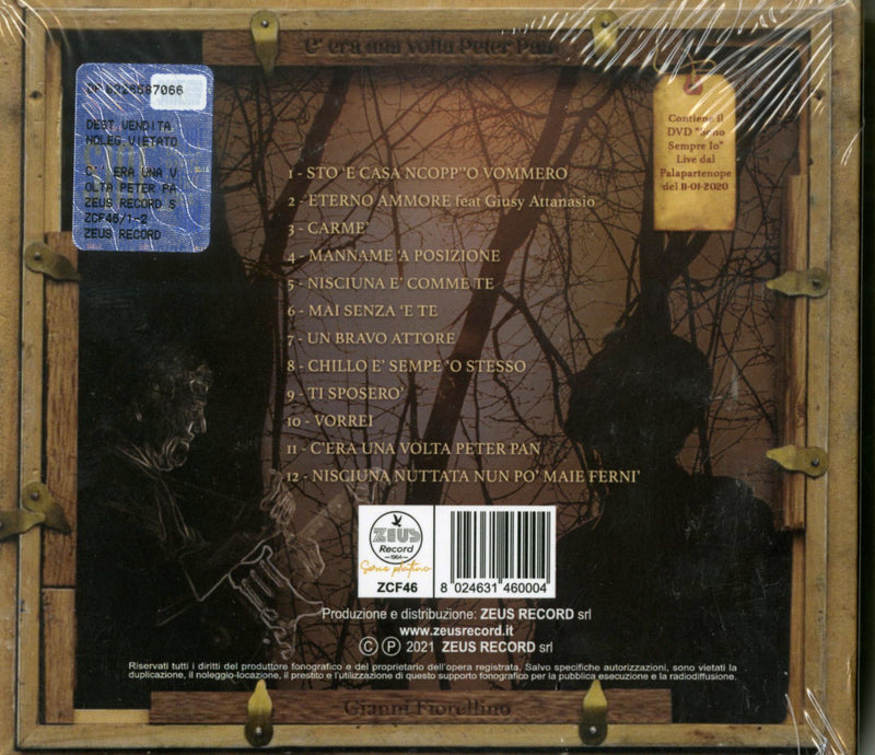Fiorellino Gianni - C'Era Una Volta Peter Pan (Cd + Dvd Live + Book 12 Pagine) Cd 8024631460004