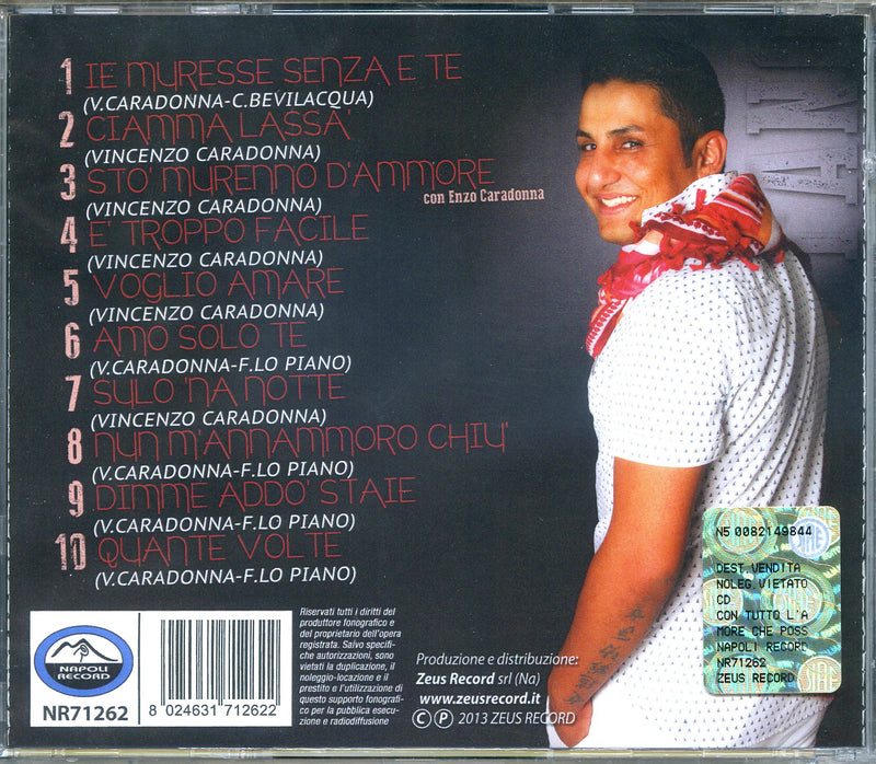 Vastano Mino - Con Tutto L'Amore Che Posso Cd 8024631712622