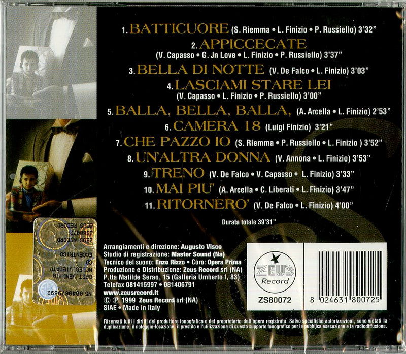 Finizio Gigi - Eccentrico Cd 8024631800725