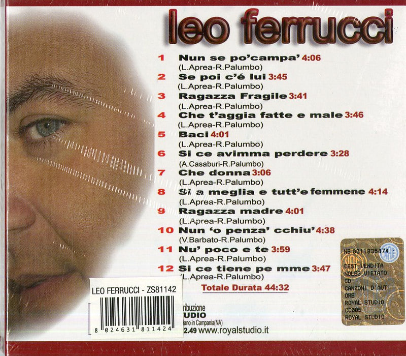 Ferrucci Leo - Canzoni D'Autore Cd 8024631811424