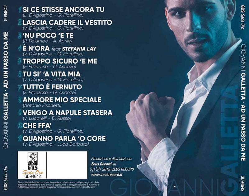 Galletta Giovanni - Ad Un Passo Da Me Cd 8024631946423