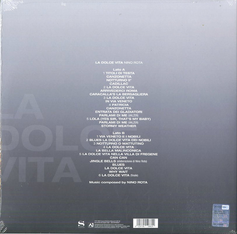 Rota Nino - La Dolce Vita (Lp 180 Gr. + Cd) Lp 8024709198624