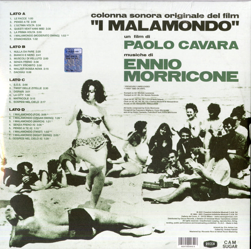 O. S. T. -I Malamondo( Morricone Ennio) - I Malamondo Lp 8024709206428