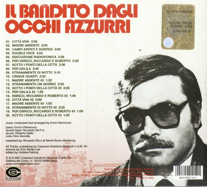 O. S. T. -Il Bandito Dagli Occhi Azzurri( Morricone Ennio) - Il Bandito Dagli Occhi Azzurri (Digipack) Cd 8024709211521