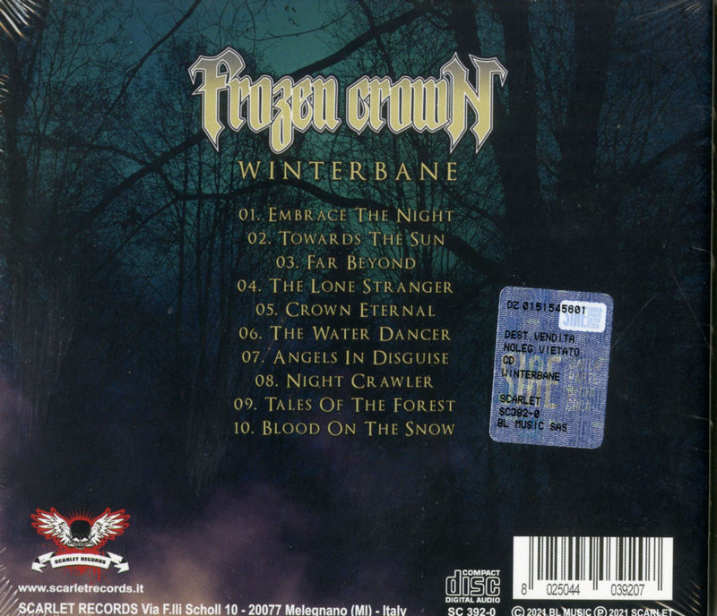 Frozen Crown - Winterbane Cd 8025044039207