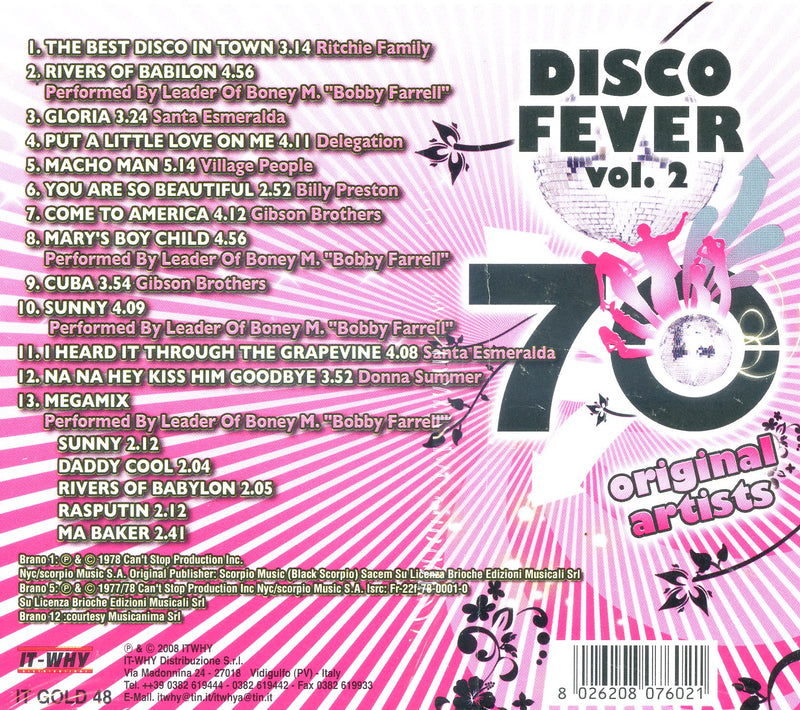 Compilation - Disco Fever 70 Vol.2 CD 8026208076021