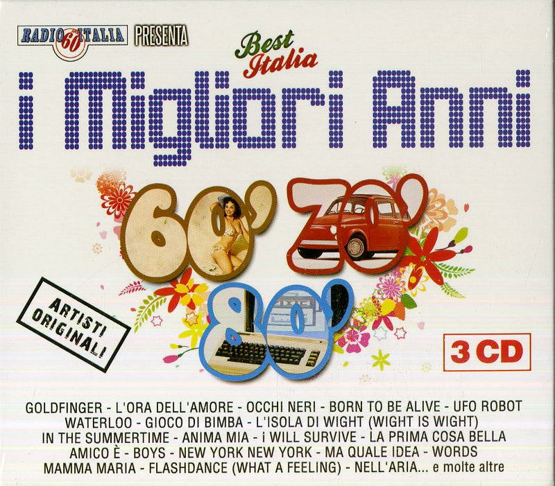 Compilation - I Migliori Anni 60/70/80 (Boc 3 Cd) CD 8026208112323