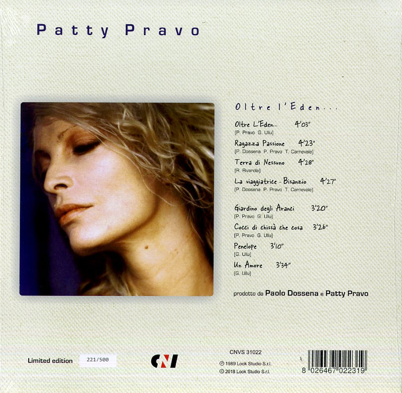 Pravo Patty - Oltre L'Eden (Limited Edt.) Vinile LP - Vinyl record 8026467022319